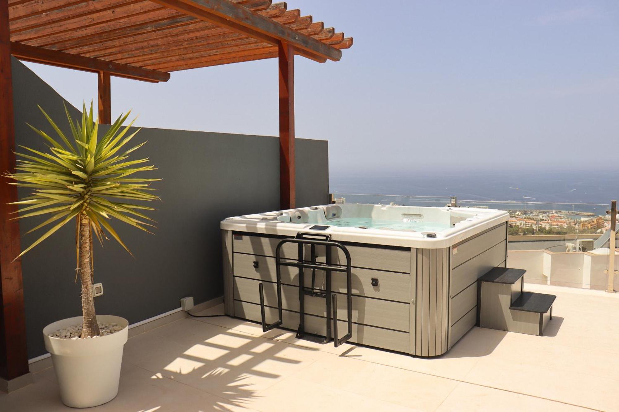 Azure Sky Villa - Panoramic Ocean View, Luxury, San Eugenio Costa Adeje (Tenerife) Exterior foto